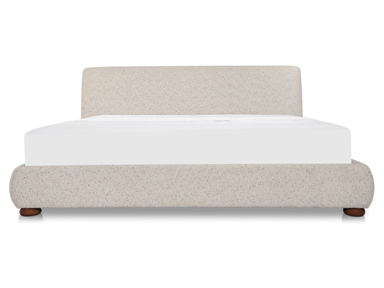 Beau Speckled Light Grey King Storage Bed - Ornate Home