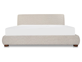 Beau Speckled Light Grey King Storage Bed - Ornate Home