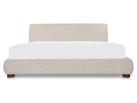 Beau Speckled Light Grey King Storage Bed - Ornate Home