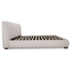 Beau Speckled Light Grey King Storage Bed - Ornate Home