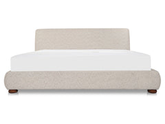 Beau Speckled Light Grey Queen Storage Bed - Ornate Home