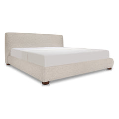 Beau Speckled Light Grey Queen Storage Bed - Ornate Home