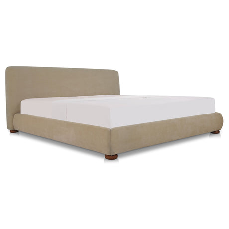 Beau Warm Beige King Storage Bed - Ornate Home