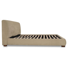 Beau Warm Beige King Storage Bed - Ornate Home