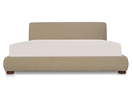 Beau Warm Beige Queen Storage Bed - Ornate Home