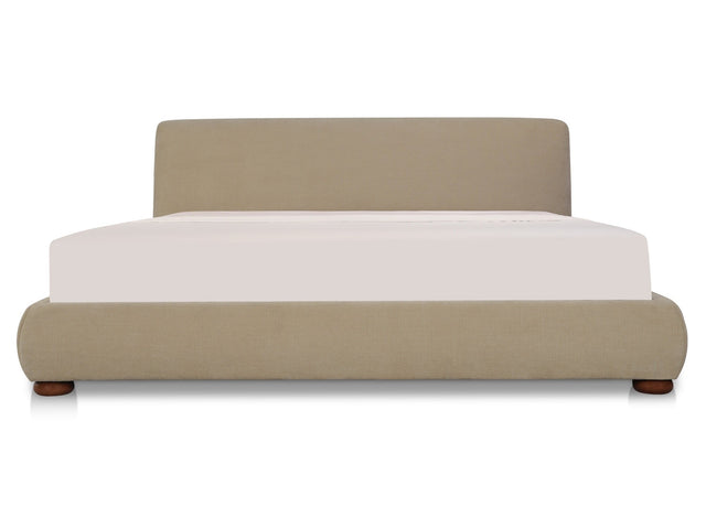 Beau Warm Beige Queen Storage Bed - Ornate Home