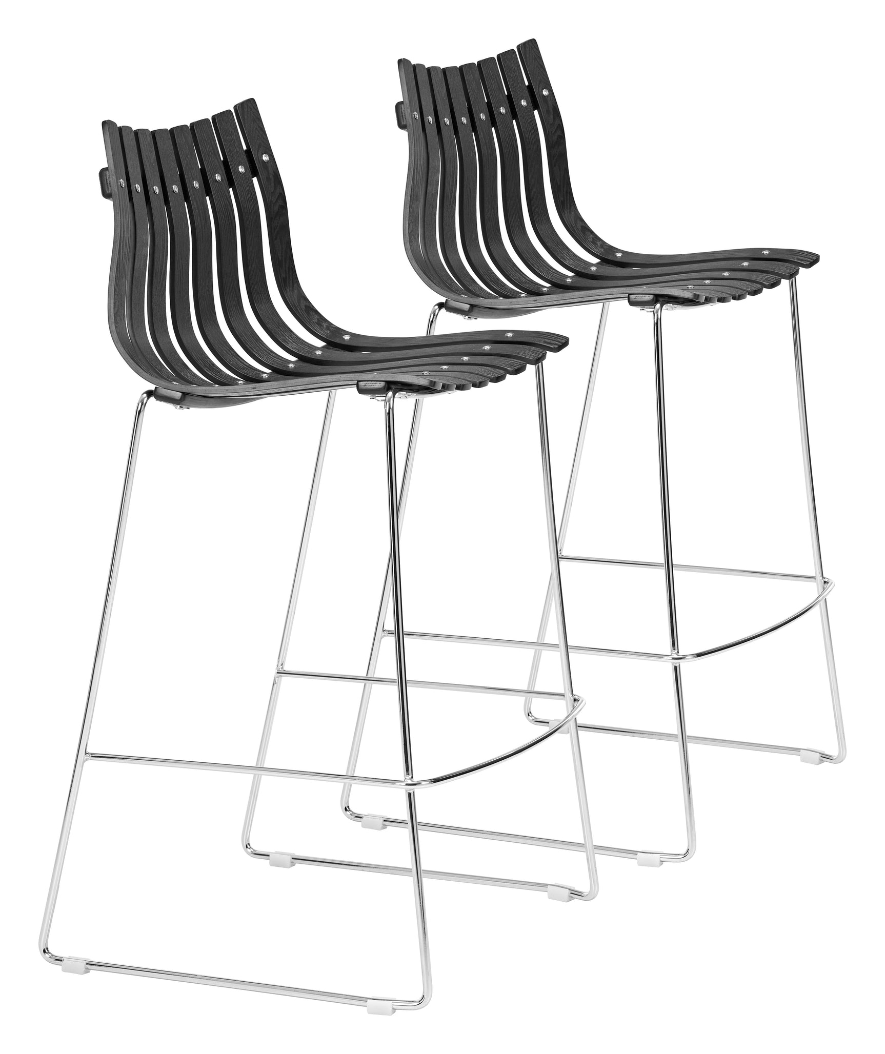 Beaufort Black Barstool (Set of 2)
