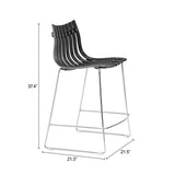 Beaufort Black Counter Stool (Set of 2)
