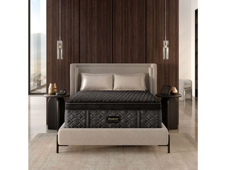 Beautyrest Black Hybrid Series Four 16" Plush Apex Top Split Cal King Mattress (Set of 2) - Ornate Home