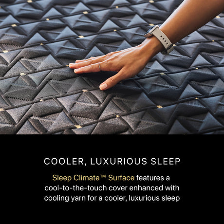 Beautyrest Black® Series Four 16" Black Hybrid Cal King Split Plush Apex Top Mattress - Ornate Home