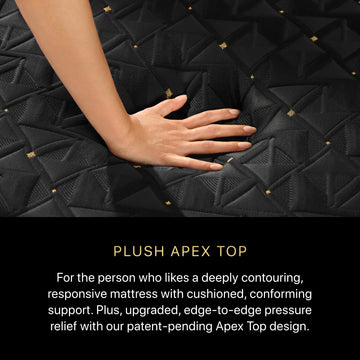 Beautyrest Black® Series Four 16" Black Hybrid California King Plush Apex Top Mattress - Ornate Home