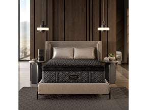 Beautyrest Black® Series Four 16" Black Hybrid Queen Firm Apex Top Mattress - Ornate Home