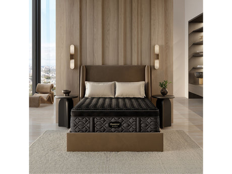 Beautyrest Black Series Four 17.5" Black Innerspring King Firm Pillow Top Mattress - Ornate Home