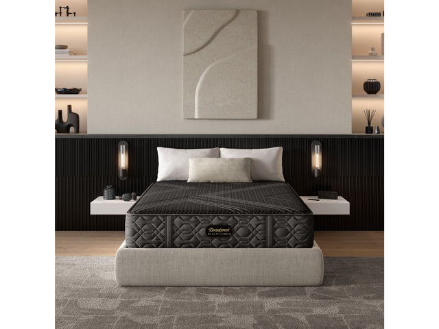 Beautyrest Black® Series One 12.5" Black Hybrid Full Plush Mattress - Ornate Home