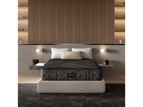 Beautyrest Black® Series One 12.5" Black Hybrid Queen Firm Mattress - Ornate Home