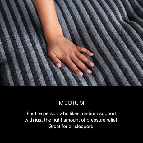 Beautyrest Black Series One 14.25" Black/Gray Innerspring Cal King Split Medium Mattress - Ornate Home