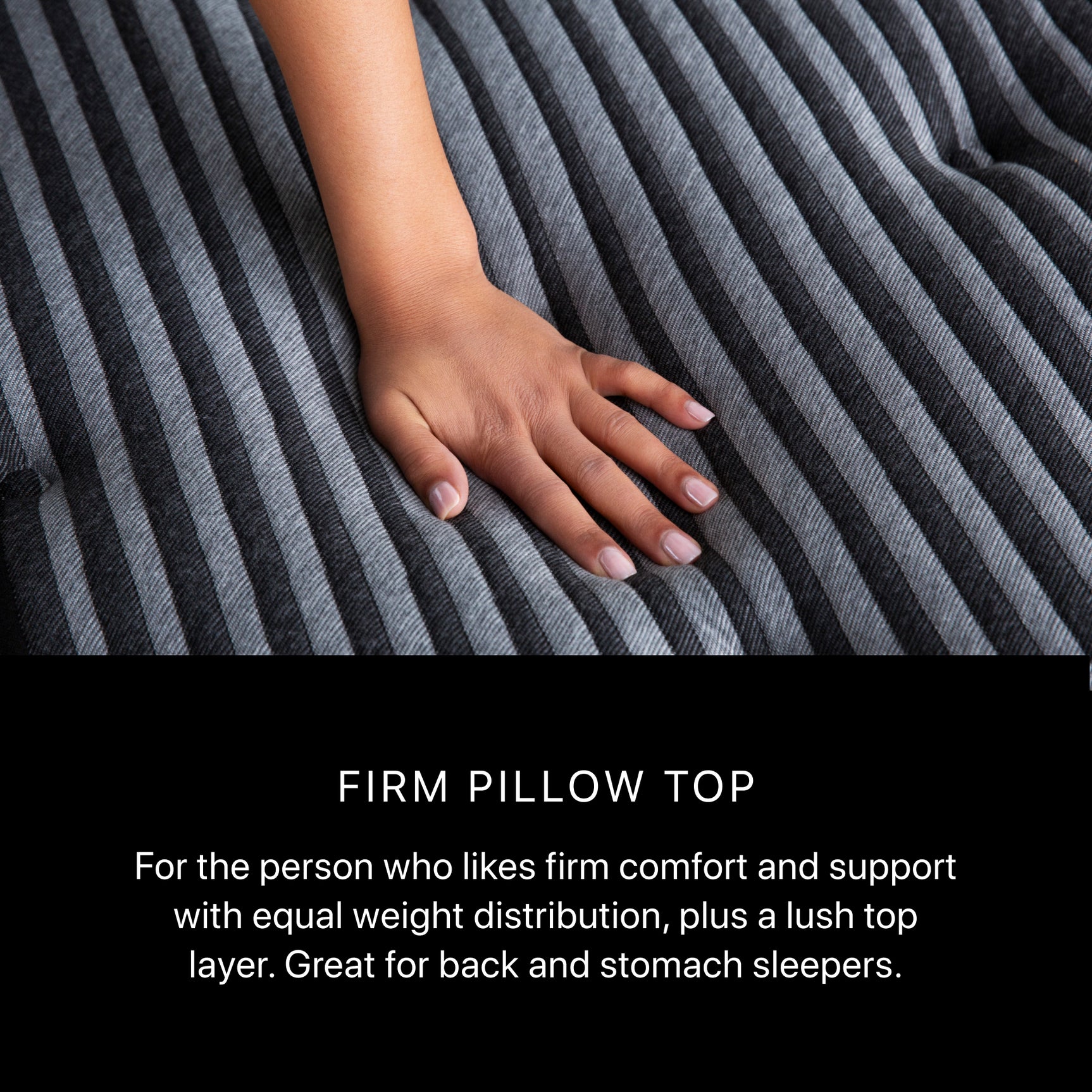 Beautyrest Black Series One 14.25" Black/Gray Innerspring Full Firm Pillow Top Mattress - Ornate Home
