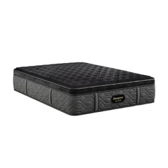 Beautyrest Black Series One 14.25" Black/Gray Innerspring Twin XL Firm Pillow Top Mattress - Ornate Home
