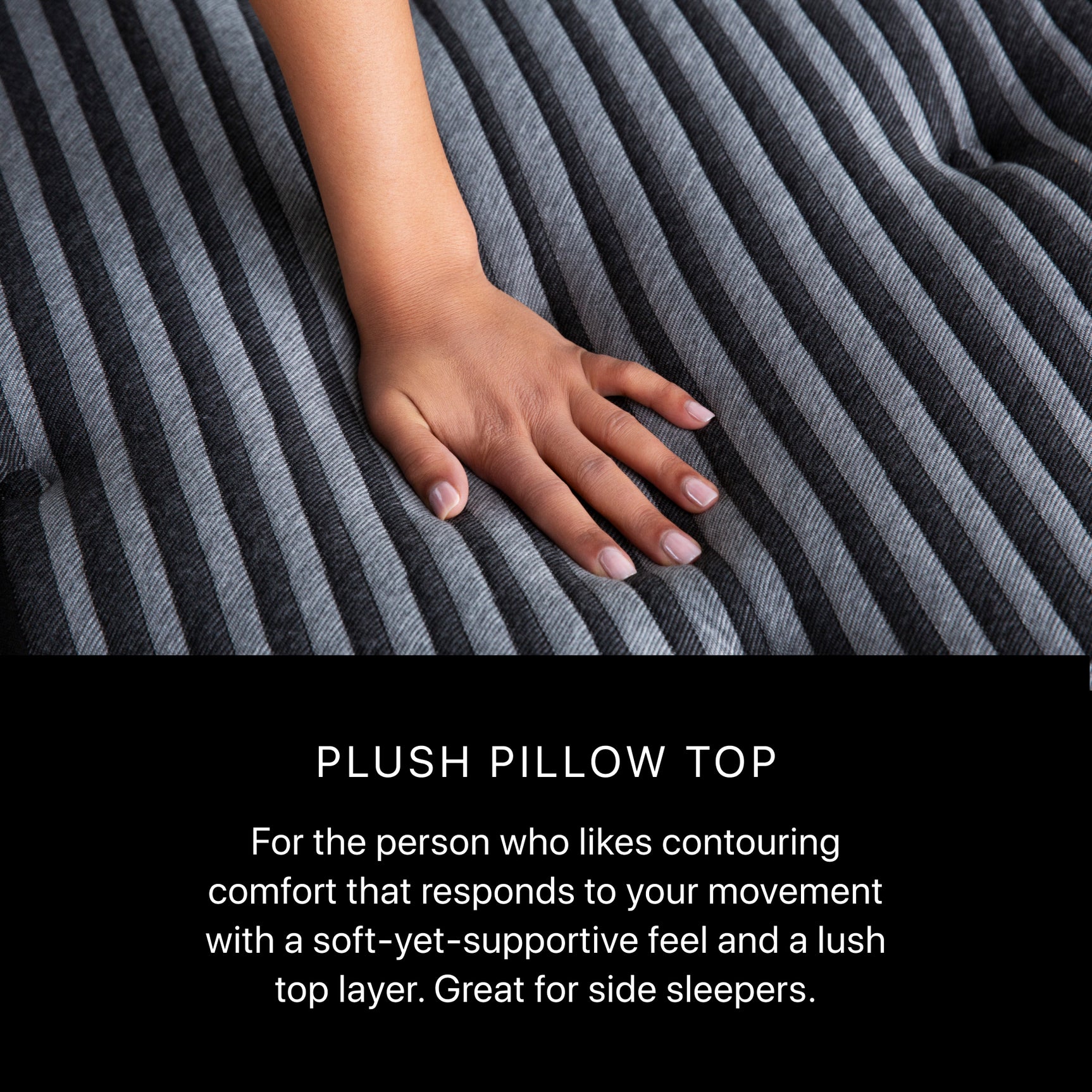 Beautyrest Black Series One 14.5" Black/Gray Innerspring Twin XL Plush Pillow Top Mattress - Ornate Home