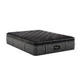 Beautyrest Black Series One 14.75" Black/Gray Innerspring King Medium Pillow Top Mattress - Ornate Home