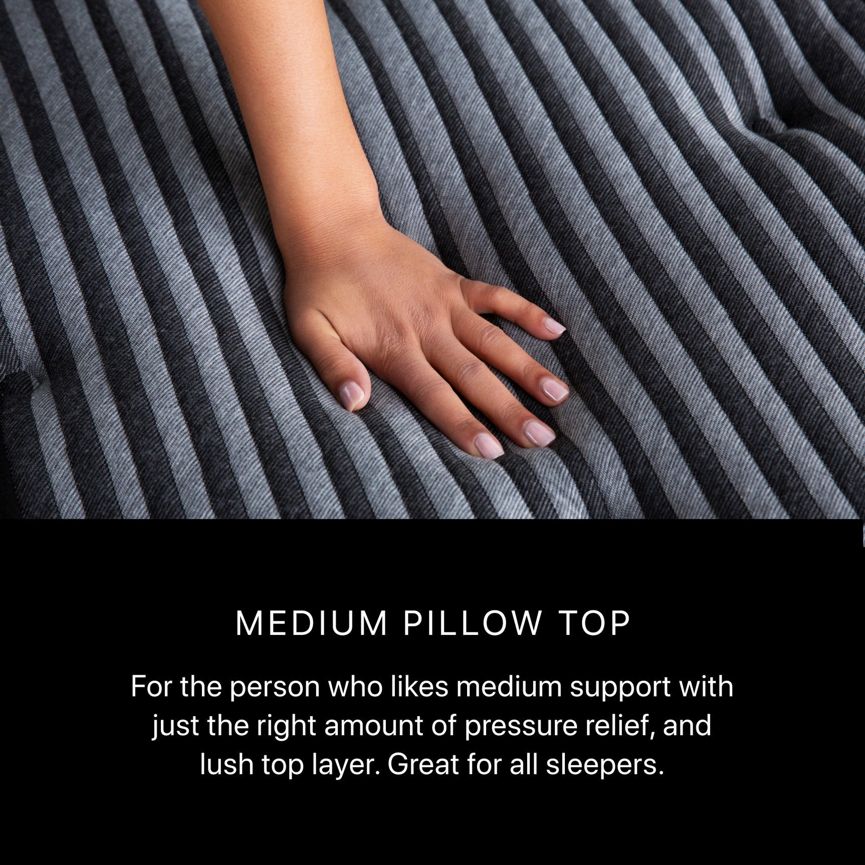 Beautyrest Black Series One 14.75" Black/Gray Innerspring Queen Medium Pillow Top Mattress - Ornate Home