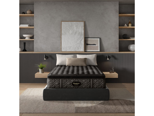 Beautyrest Black Series One 14.75" Medium Pillow Top Innerspring Split Cal King Mattress (Set of 2) - Ornate Home