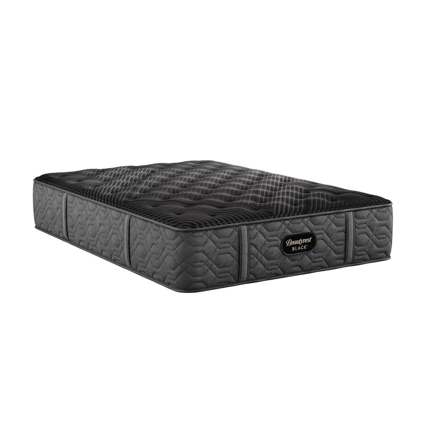 Beautyrest Black Series One 14" Black/Gray Innerspring Twin XL Plush Mattress - Ornate Home