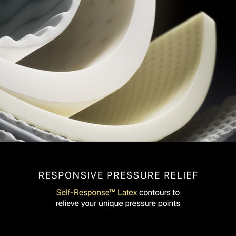 Beautyrest Black® Series Three 14.5" Black Hybrid Cal King Split Firm Mattress - Ornate Home