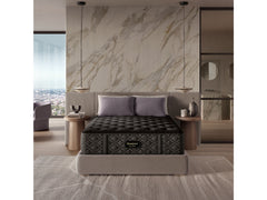Beautyrest Black Series Three 15.25" Black Innerspring Full Medium Mattress - Ornate Home