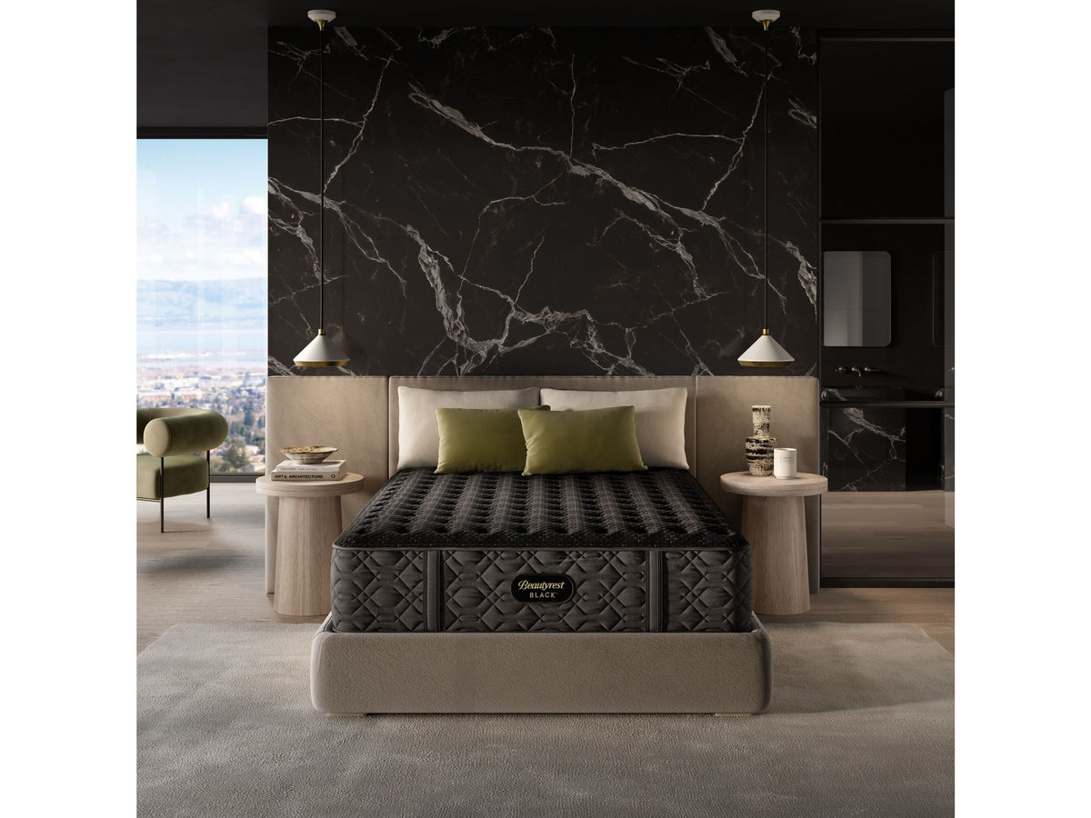 Beautyrest Black Series Three 15" Firm Innerspring Split Cal King Mattress (Set of 2) - Ornate Home