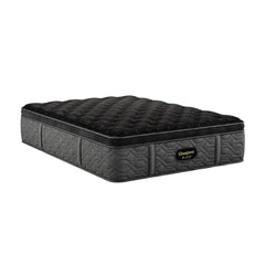 Beautyrest Black Series Three 16.25" Black Innerspring Cal King Split Medium Pillow Top Mattress - Ornate Home