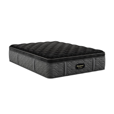 Beautyrest Black Series Three 16.25" Black Innerspring Cal King Split Medium Pillow Top Mattress - Ornate Home