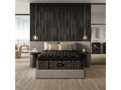 Beautyrest Black Series Three 16.25" Black Innerspring Queen Medium Pillow Top Mattress - Ornate Home