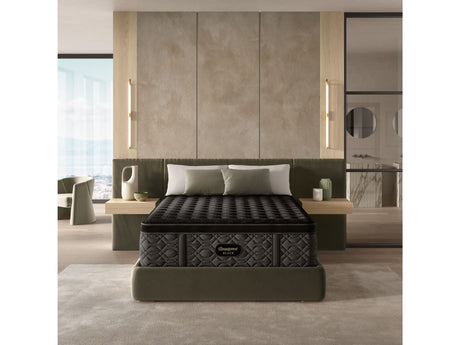 Beautyrest Black Series Three 16.5" Black Innerspring Full Firm Pillow Top Mattress - Ornate Home