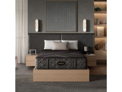 Beautyrest Black® Series Two 13.5" Black Hybrid Cal King Split Plush Mattress - Ornate Home