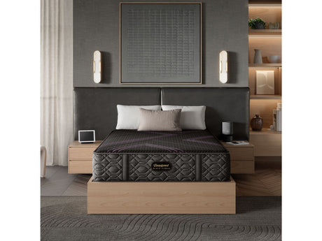 Beautyrest Black® Series Two 13.5" Black Hybrid Cal King Split Plush Mattress - Ornate Home