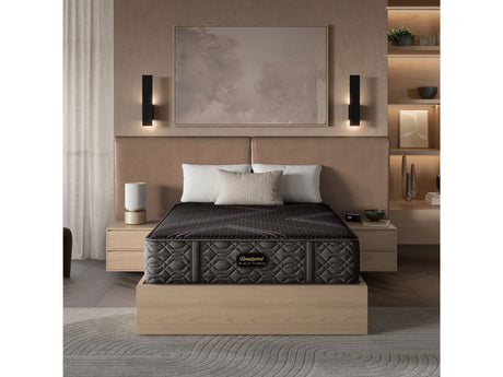 Beautyrest Black® Series Two 13.5" Black Hybrid Queen Firm Mattress - Ornate Home