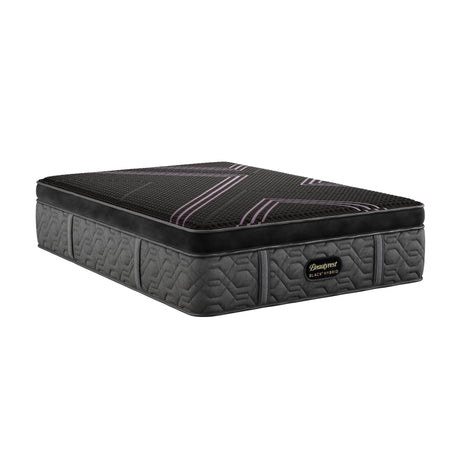 Beautyrest Black® Series Two 14.5" Black Hybrid Cal King Split Medium Apex Top Mattress - Ornate Home