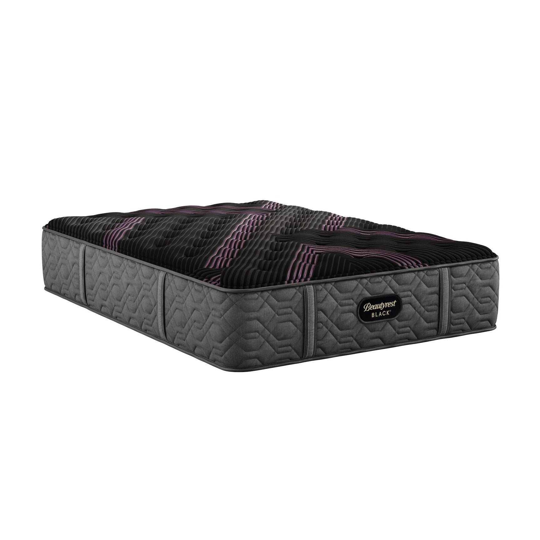 Beautyrest Black Series Two 15.25" Black Innerspring Cal King Split Plush Mattress - Ornate Home