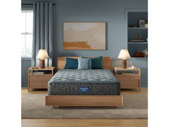 Beautyrest Level One Gray Innerspring Cal King Plush Mattress - Ornate Home