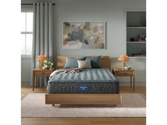 Beautyrest Level One Gray Innerspring King Medium Mattress - Ornate Home