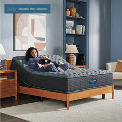 Beautyrest Level One Gray Innerspring King Medium Pillow Top Mattress - Ornate Home