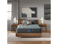 Beautyrest Level One Gray Innerspring Queen Firm Mattress - Ornate Home