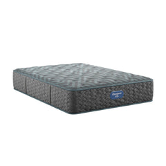 Beautyrest Level One Gray Innerspring Queen Plush Mattress - Ornate Home