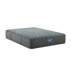 Beautyrest Level One Gray Innerspring Twin Medium Mattress - Ornate Home