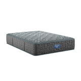 Beautyrest Level One Gray Innerspring Twin Plush Mattress - Ornate Home