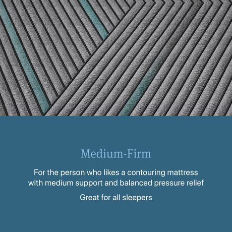 Beautyrest Level Two Gray Hybrid Cal King Hybrid Medium Firm Mattress - Ornate Home