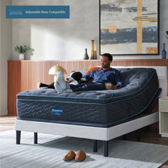 Beautyrest Level Two Gray Innerspring Cal King Plush Mattress - Ornate Home