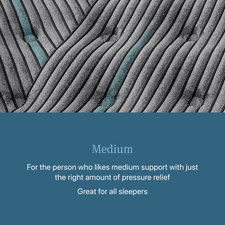 Beautyrest Level Two Gray Innerspring Full Medium Mattress - Ornate Home