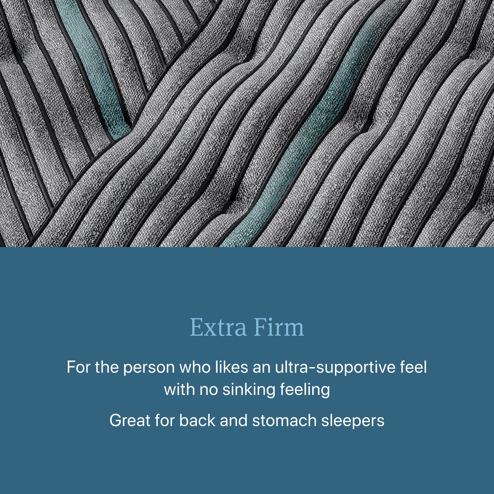 Beautyrest Level Two Gray Innerspring King Extra Firm Mattress - Ornate Home